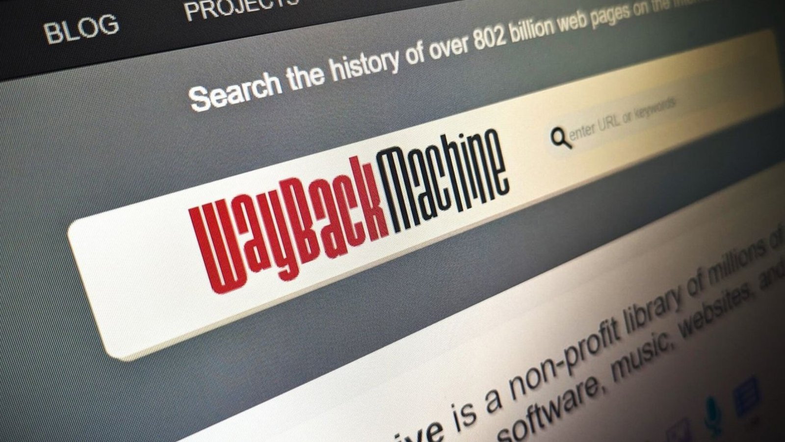 wayback machine internet archive